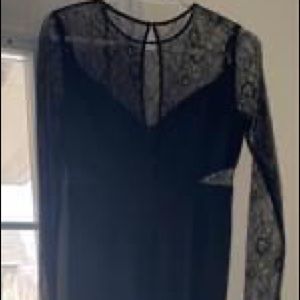New size 2 lace black dress